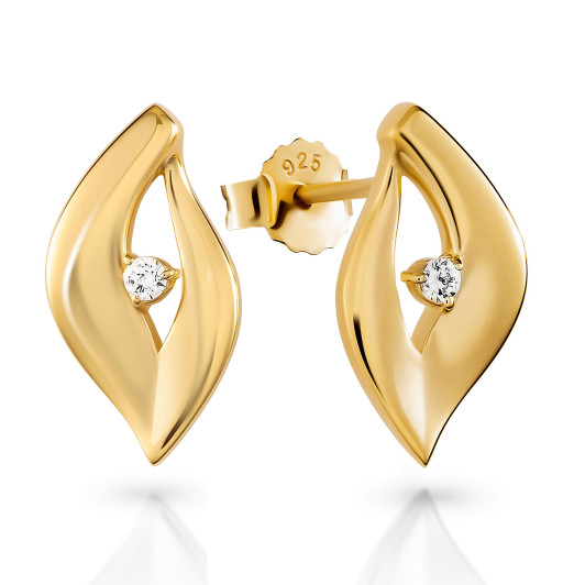 Orphelia® 'Milan' Femmes Argent Puce d'oreille - Or ZO-7519/G