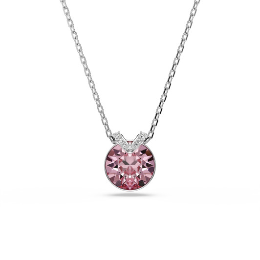 Swarovski® 'Bella' Women's Base Metal Necklace - Silver 5734230