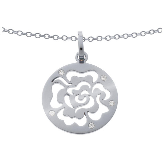Orphelia® 'Fiore' Dames Zilver 925 925 Collier - Zilverkleurig ZH-7079