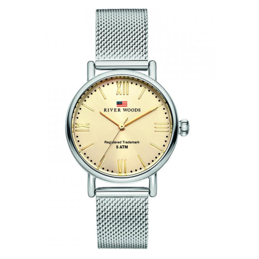 River Woods® Analoog 'Wisconsin' Dames Horloge RW340035
