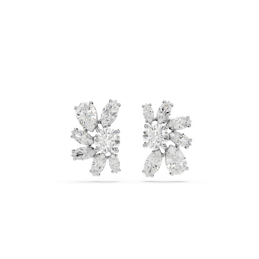 Swarovski® 'Mesmera' Femmes Métall Puce d'oreille - Argent 5737462