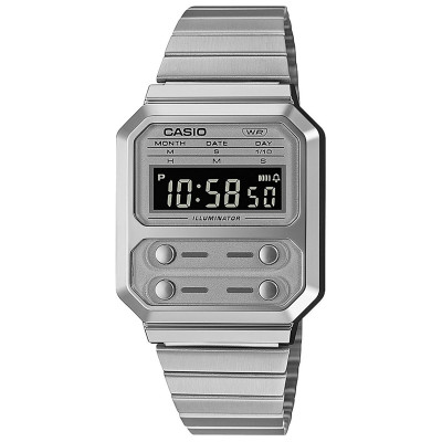 Casio® Digital 'Vintage' Men's Watch A100WE-7BEF #1