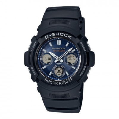 Casio® Analogue-digital 'G-shock' Men's Watch AWG-M100SB-2AER #1
