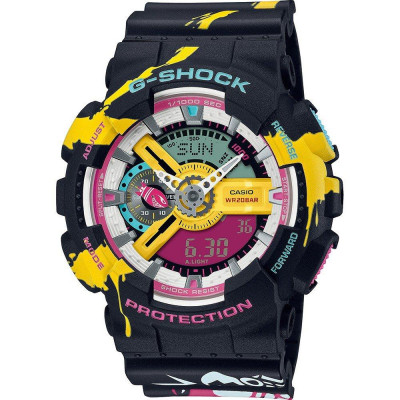 Casio® Analogue-digital 'G-shock League Of Legends X Jinxtech Edition' Men's Watch GA-110LL-1AER