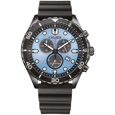 Citizen® Chronograph 'Of Sporty Aqua' Men's Watch AT2567-18L