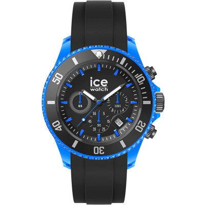 White Chrono \'Ice | Chronograph Men\'s 020624 (Large) - $149 Ice Blue\' Watch® Watch