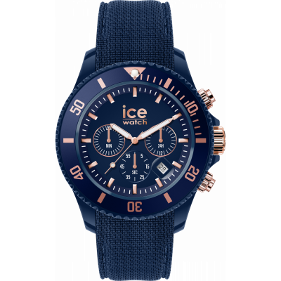 \'Ice 020624 Watch $149 (Large) Chronograph | Ice Chrono - Blue\' Men\'s Watch® White
