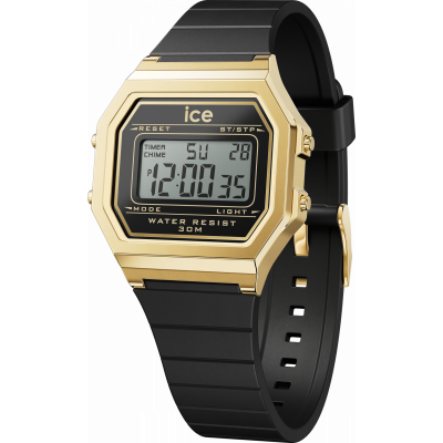 Ice Watch® Digital 'Ice Digit Retro - Black Gold' Women's Watch (Small) 022064