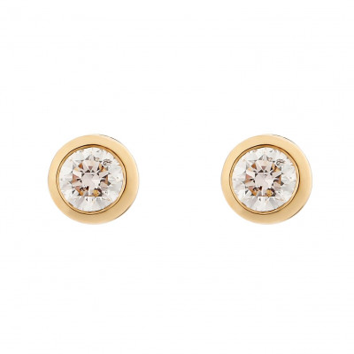 Orphelia Alexandria Women's Yellow-gold 18k Stud Earrings OD-5330/1 #1