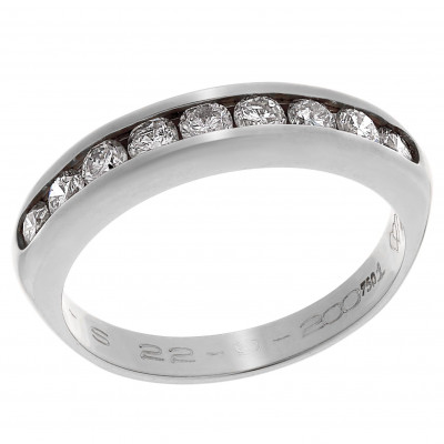 Orphelia® Women's White-Gold 18K Ring RD-3003/1 #1