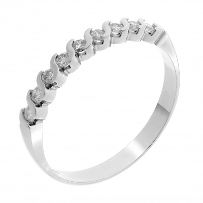 Orphelia® Women's White-Gold 18K Ring RD-3011/1 #1