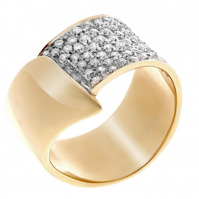 Orphelia® Women's Yellow-Gold 18K Ring RD-3283 #1