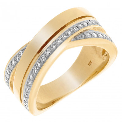 Orphelia® Women's Yellow-Gold 18K Ring RD-33077 #1