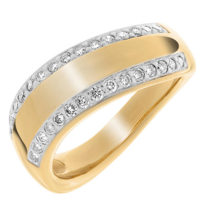 Orphelia® Women's Yellow-Gold 18K Ring RD-33092 #1