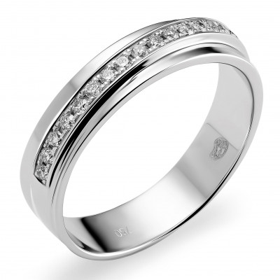 Orphelia® Women's White-Gold 18K Ring RD-3369 #1