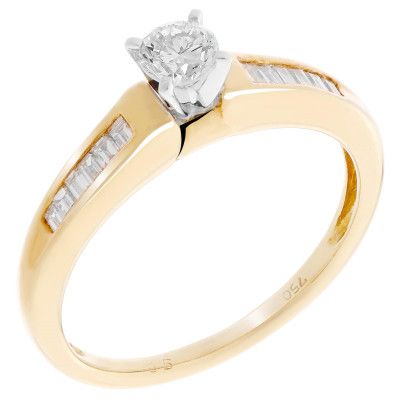 Orphelia® Women's Yellow-Gold 18K Ring RD-3540 #1