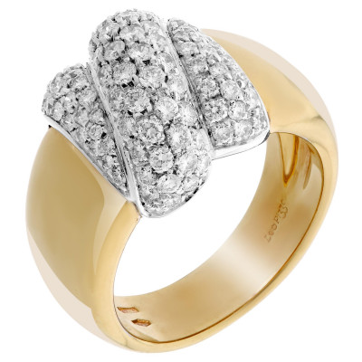 Orphelia® Women's Yellow-Gold 18K Ring RD-3768 #1