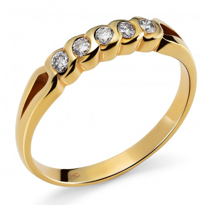 Orphelia® Women's Yellow-Gold 18K Ring RD-3903 #1
