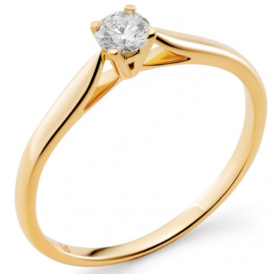 Orphelia® Women's Yellow-Gold 18K Ring RD-3918 #1