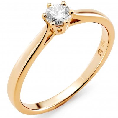 Orphelia® Women's Yellow-Gold 18K Ring RD-3920 #1