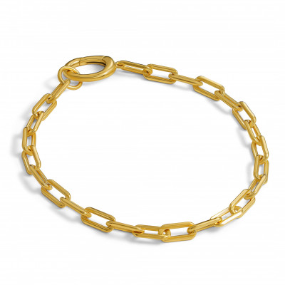 Orphelia® 'BLOOM' Women's Sterling Silver Bracelet - Gold ZA-7544/G #1