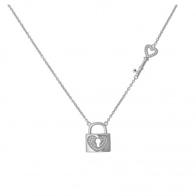 Orphelia® Women's Sterling Silver Necklace - Silver ZK-7022 #1