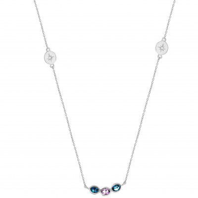 Orphelia® 'Regula' Women's Sterling Silver Necklace - Silver ZK-7578