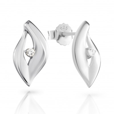 Orphelia® 'MILAN' Women's Sterling Silver Stud Earrings - Silver ZO-7519 #1