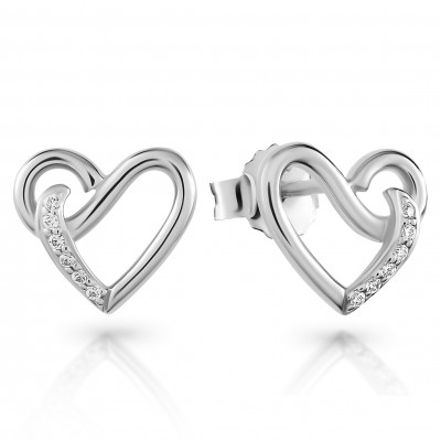 Orphelia® 'IDA' Women's Sterling Silver Stud Earrings - Silver ZO-7521 #1