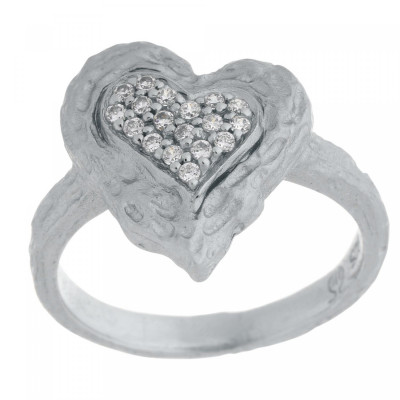Orphelia® Women's Sterling Silver Ring - Silver ZR-7082 #1