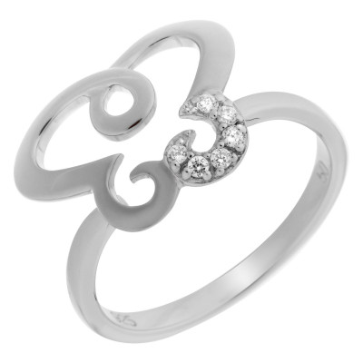 Orphelia® Women's Sterling Silver Ring - Silver ZR-7088 #1