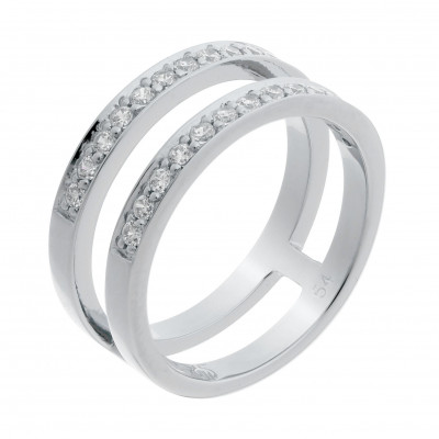 Orphelia® Women's Sterling Silver Ring - Silver ZR-7124 #1