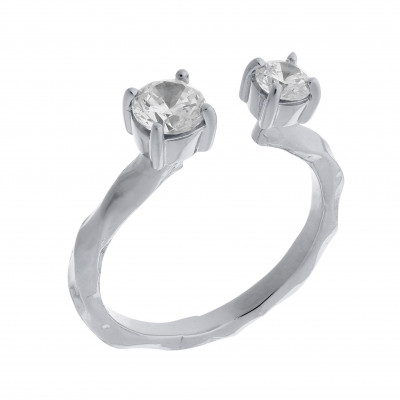 Orphelia® Women's Sterling Silver Ring - Silver ZR-7128 #1