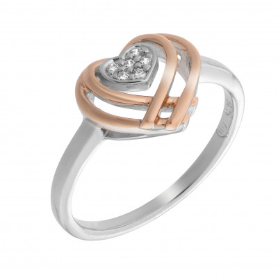 Orphelia® Women's Sterling Silver Ring ZR-7368/RG #1