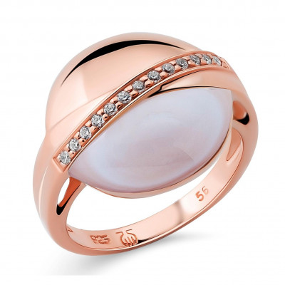 Orphelia® Women's Sterling Silver Ring - Rose ZR-7506/RG #1