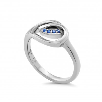 Orphelia® 'DAZZLE' Women's Sterling Silver Ring - Silver ZR-7518/B #1