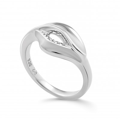 Orphelia® 'ANET' Women's Sterling Silver Ring - Silver ZR-7520 #1