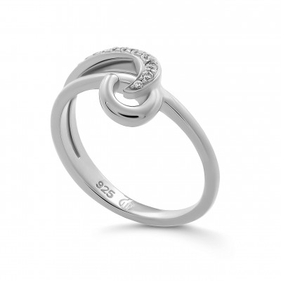 Orphelia® 'IDA' Women's Sterling Silver Ring - Silver ZR-7521 #1