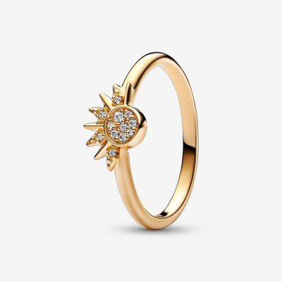 Pandora® 'Celestial' Women's Gold Plated Metal Ring - Gold 162674C01