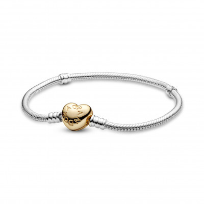 Pandora® 'Pandora Icons' Women's Sterling Silver Bracelet - Silver/Gold 568707C00-21 #1