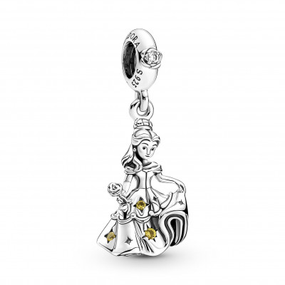 Pandora® Disney x Pandora 'Disney Beauty And The Beast' Women's Sterling Silver Charm - Silver 790014C01
