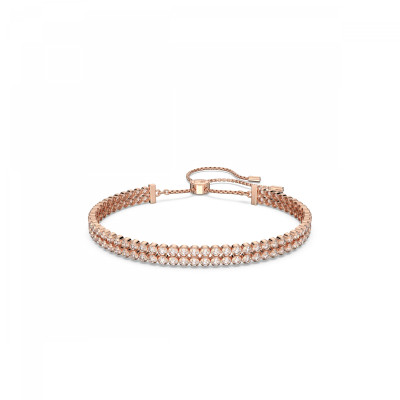 Swarovski® 'Subtle' Women's Gold Plated Metal Bracelet - Rose 5224182