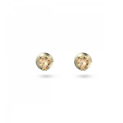 Swarovski® 'Stilla' Women's Gold Plated Metal Stud Earrings - Gold 5639116