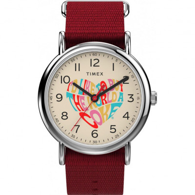 Timex Analogue Weekender X Coca Cola Unisex's Watch TW2V29900 #1