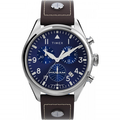 Timex® Chronograph 'Pan Am Chrono' Men's Watch TWG030000