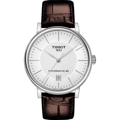 Tissot® Analogue 'Carson Premium Powermatic 80' Men's Watch T1224071603100