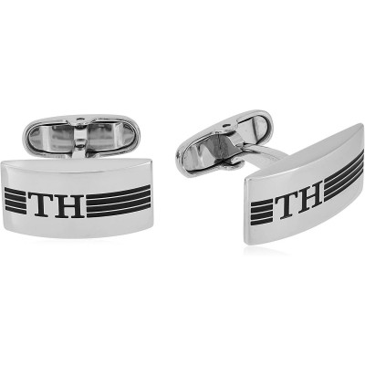 Tommy Hilfiger® Men's Stainless Steel Cufflinks - Silver 2790173 #1
