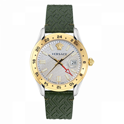 Versace® Analogue 'Greca Time Gmt' Men's Watch VE7C00223