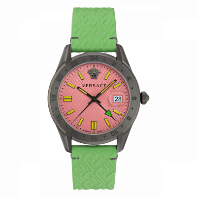 Versace® Analogue 'Greca Time Gmt' Men's Watch VE7C00323