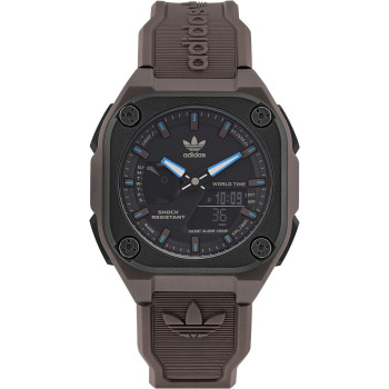 Adidas® Analogue-digital 'Street City Tech One' Men's Watch AOST22546